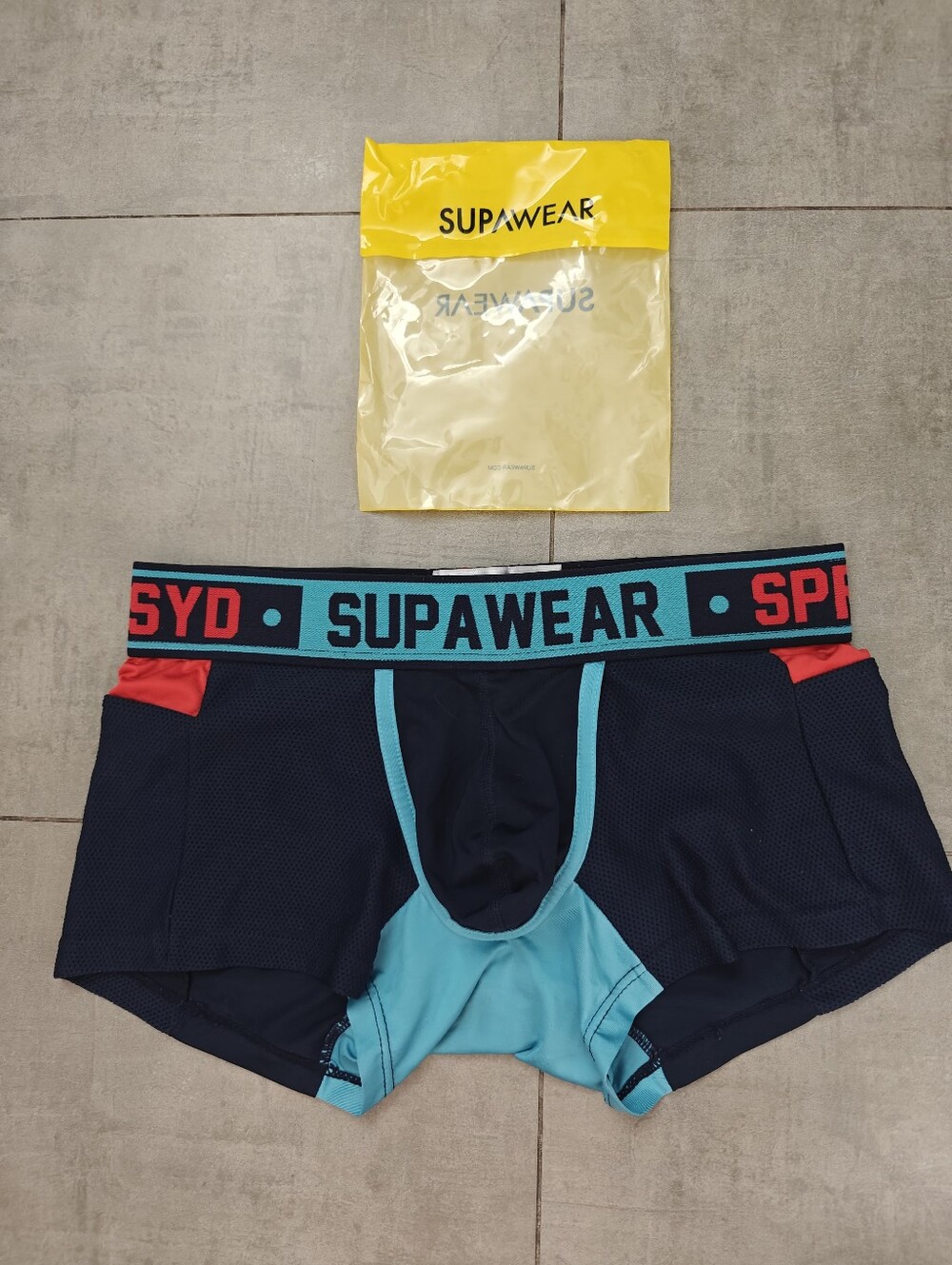 Supawear Cyborg Trunk Cyan S